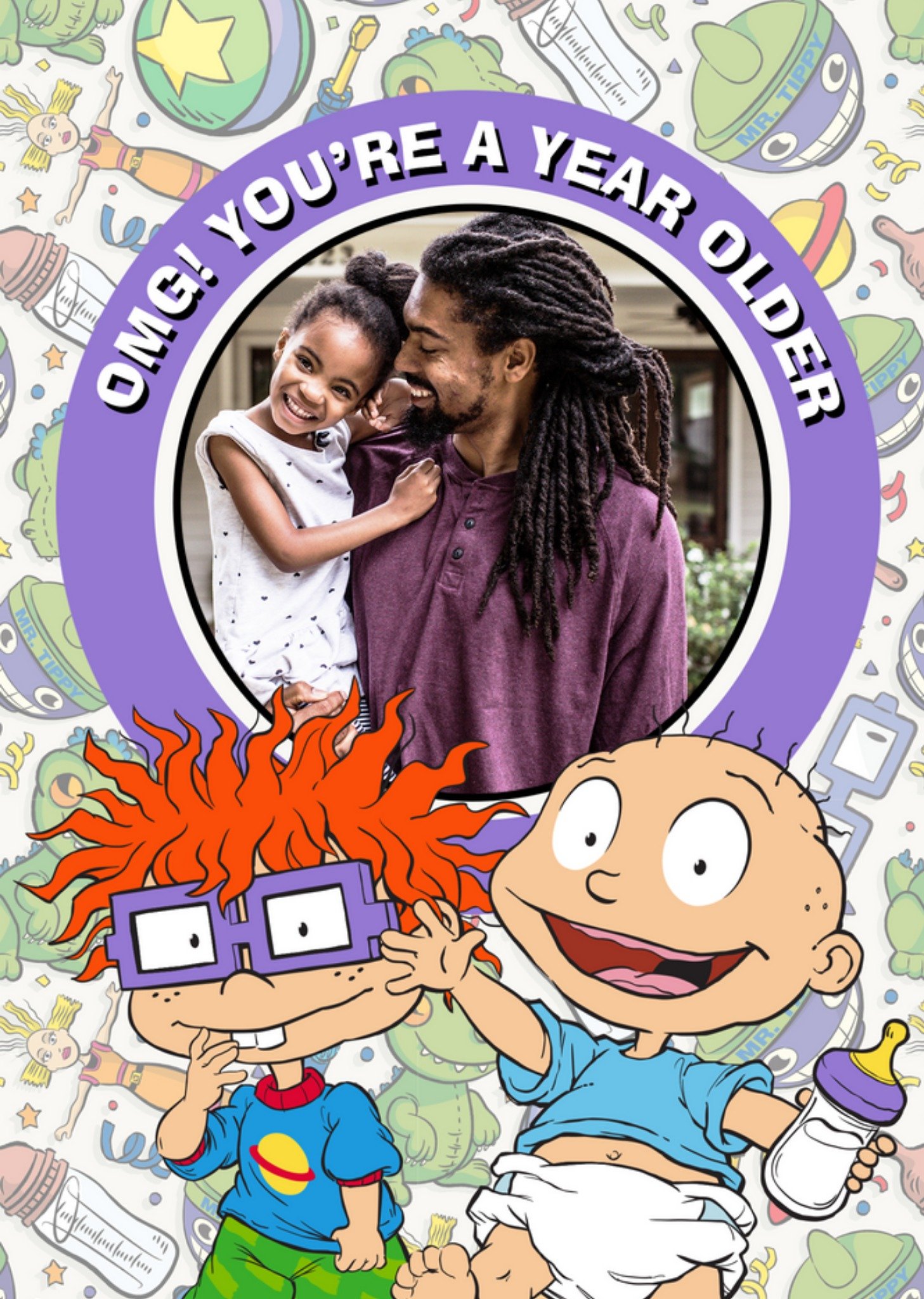 Nickelodeon Rugrats You Are A Year Older Photo Upload Card Ecard