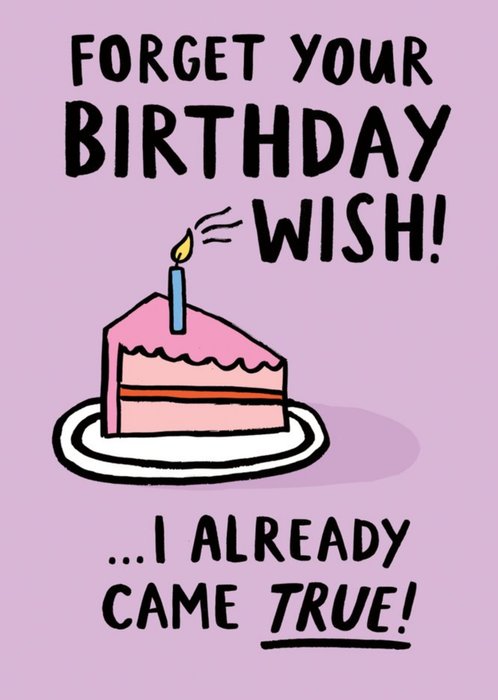 UKG Illustration Cake Birthday Card