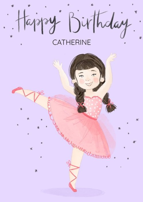 Beautiful Ballerina Birthday Card