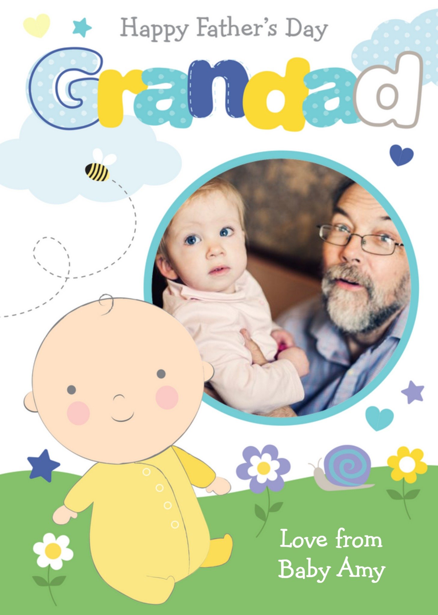 From The Baby Happy Father's Day Grandad Card Ecard