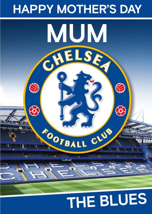 Chelsea Football Club The Blues Mother's Day Card