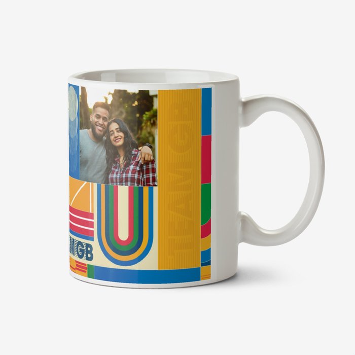 Team GB Colourful Photo Upload Mug