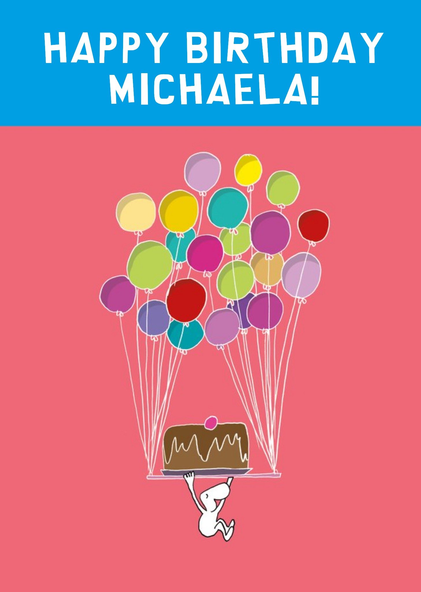 All The Balloons Personalised Birthday Card Ecard