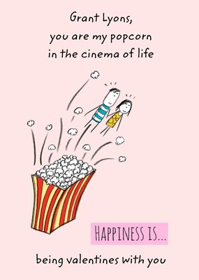 Popcorn In The Cinema Of Life Card