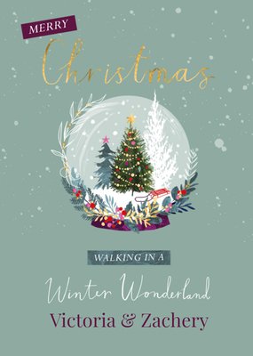 Walking In A Winter Wonderland Christmas Card 