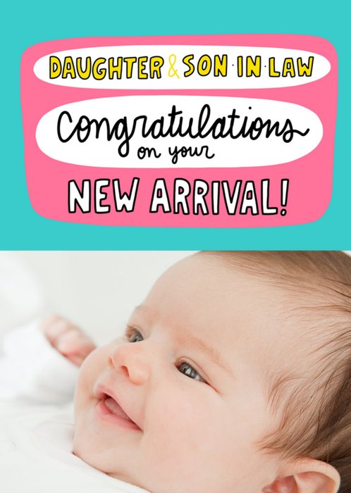 Angela Chick Photo Upload Cute New Baby Card