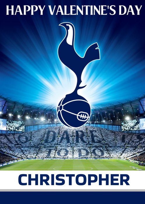 Tottenham Hotspur FC Spurs Football Valentine's Day Card