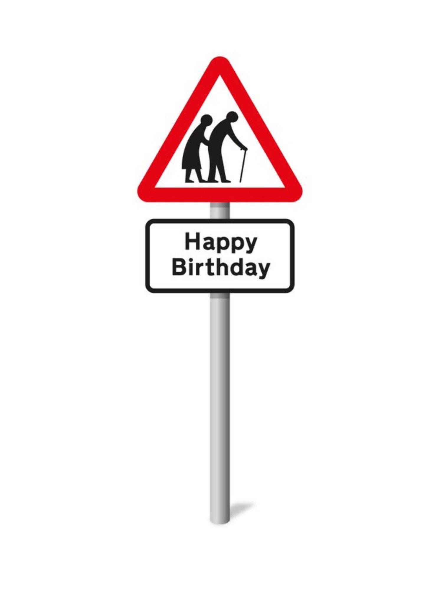 Mungo And Shoddy Road Sign Birthday Card Ecard