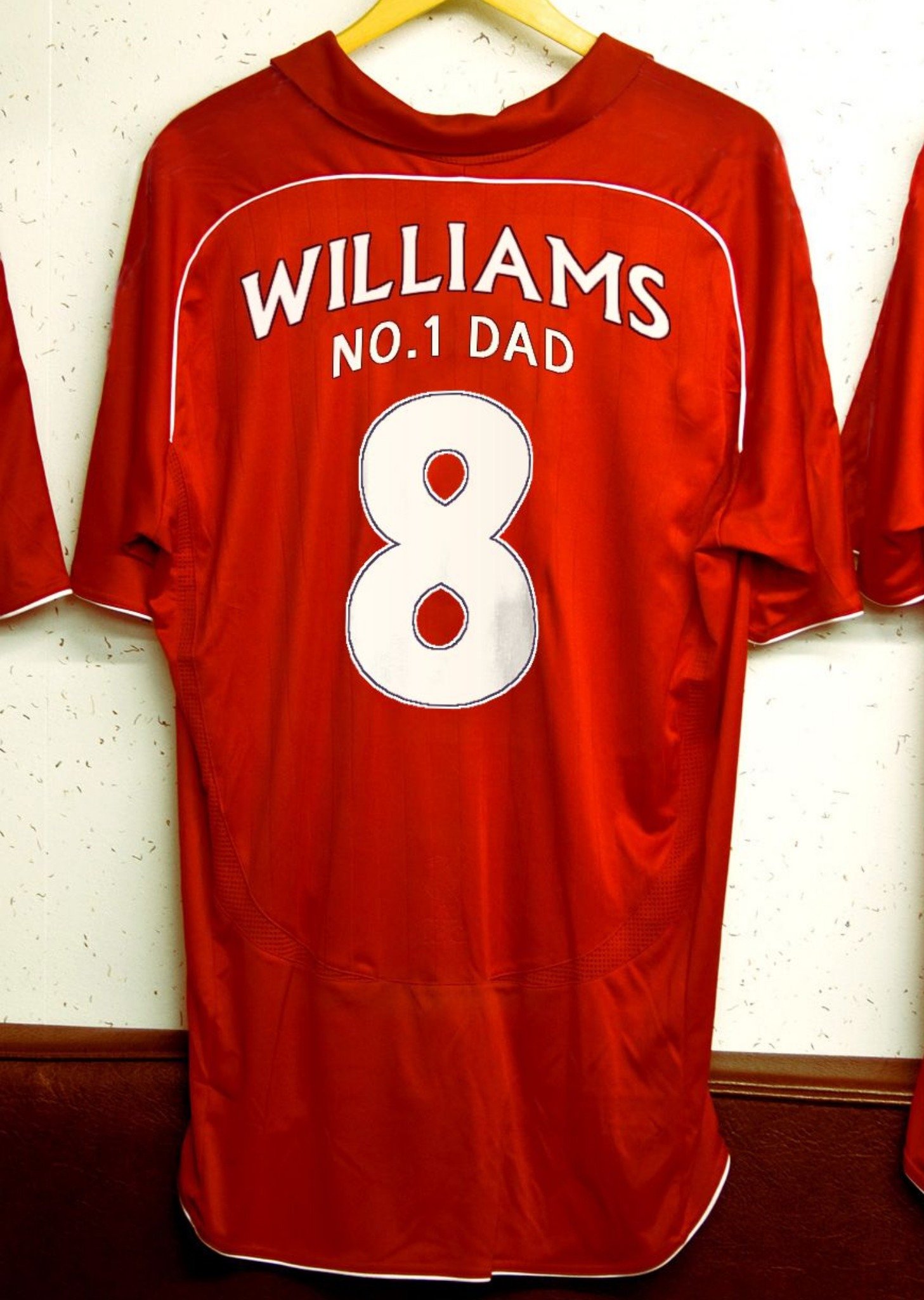 Personalised Football Jersey Father's Day Card