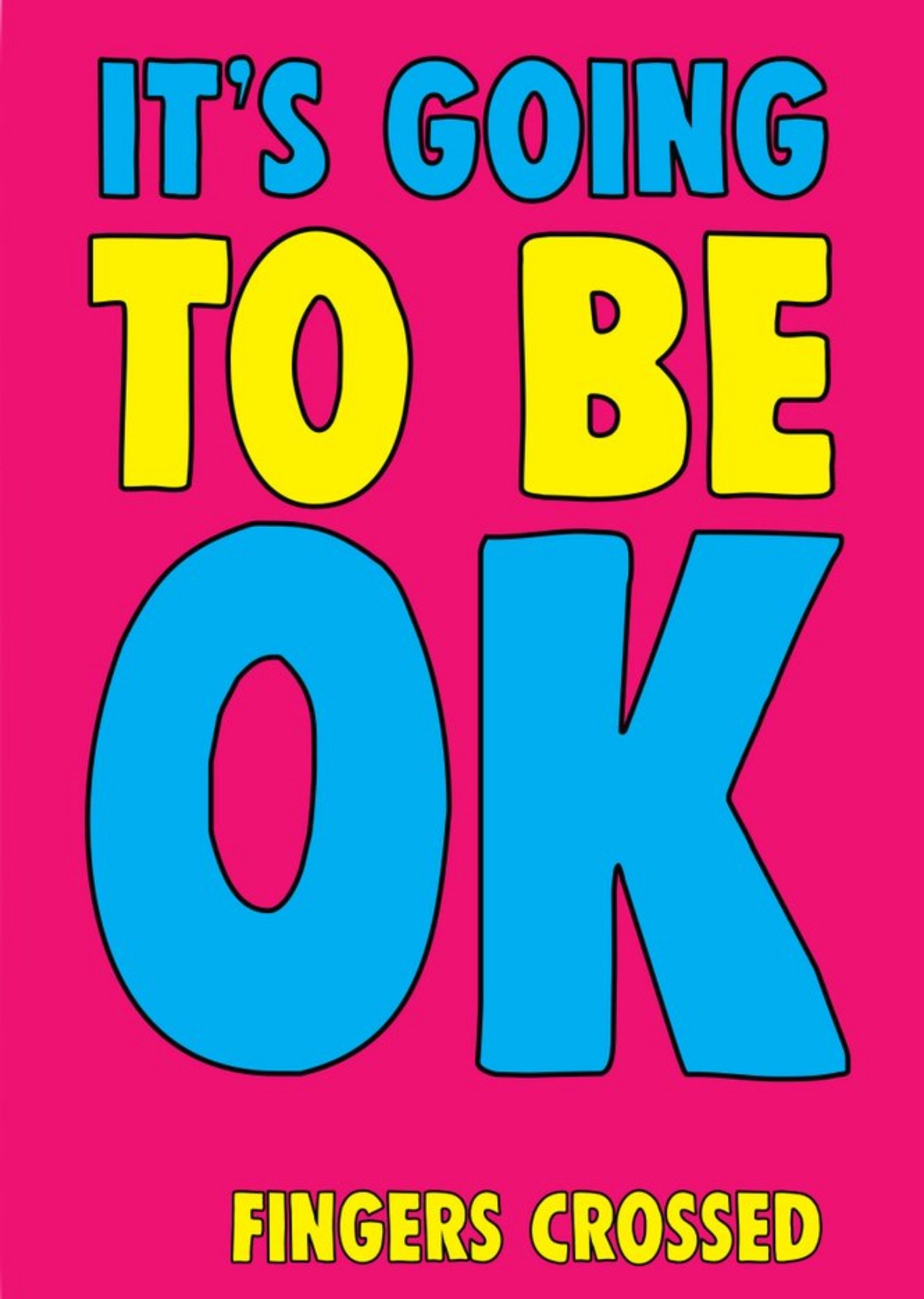 Funny Cheeky Chops Its Going To Be Ok Card Ecard