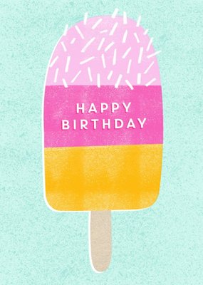 Ice Lolly Birthday Card