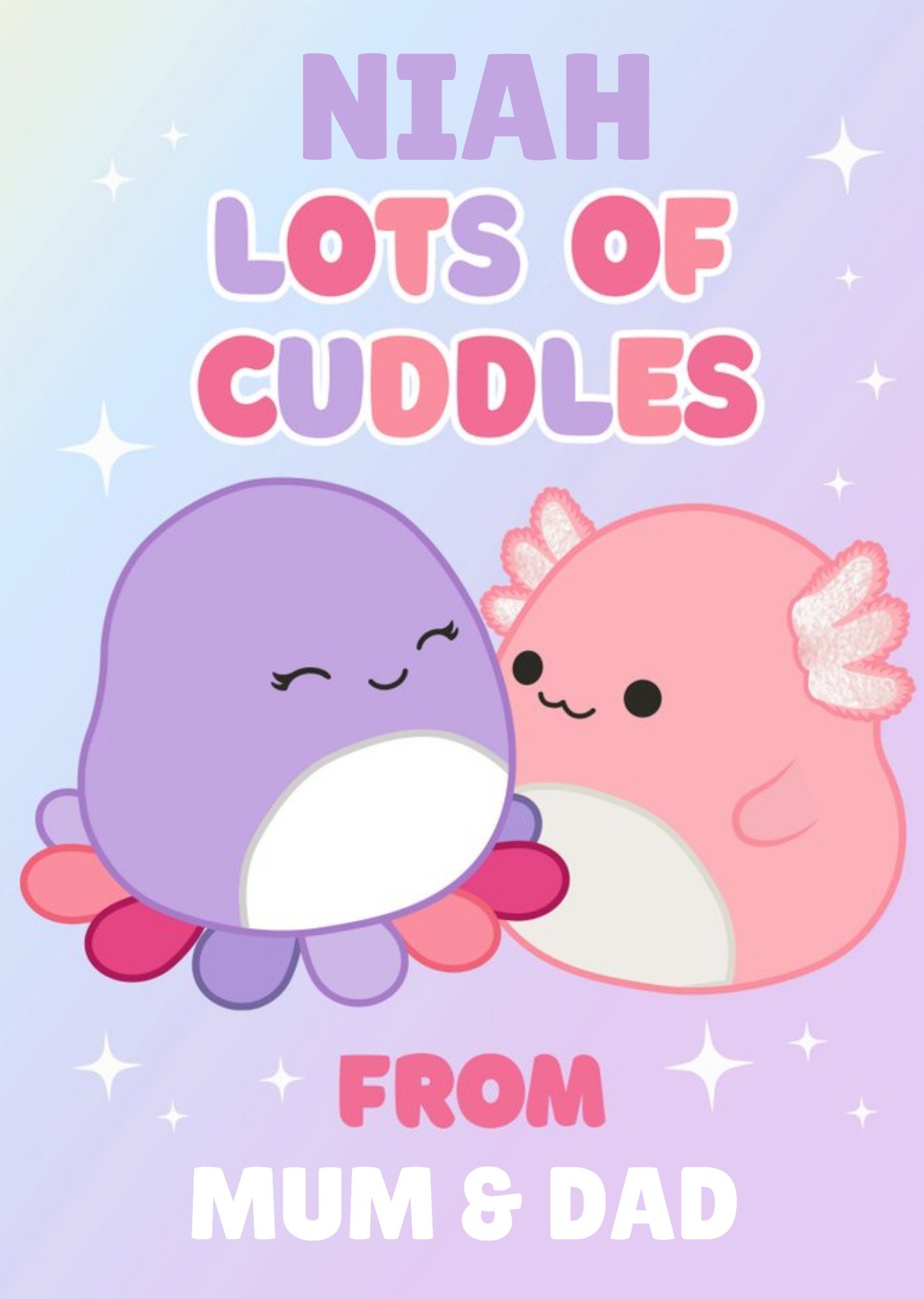 Squishmallows Lots Of Cuddles Card Ecard