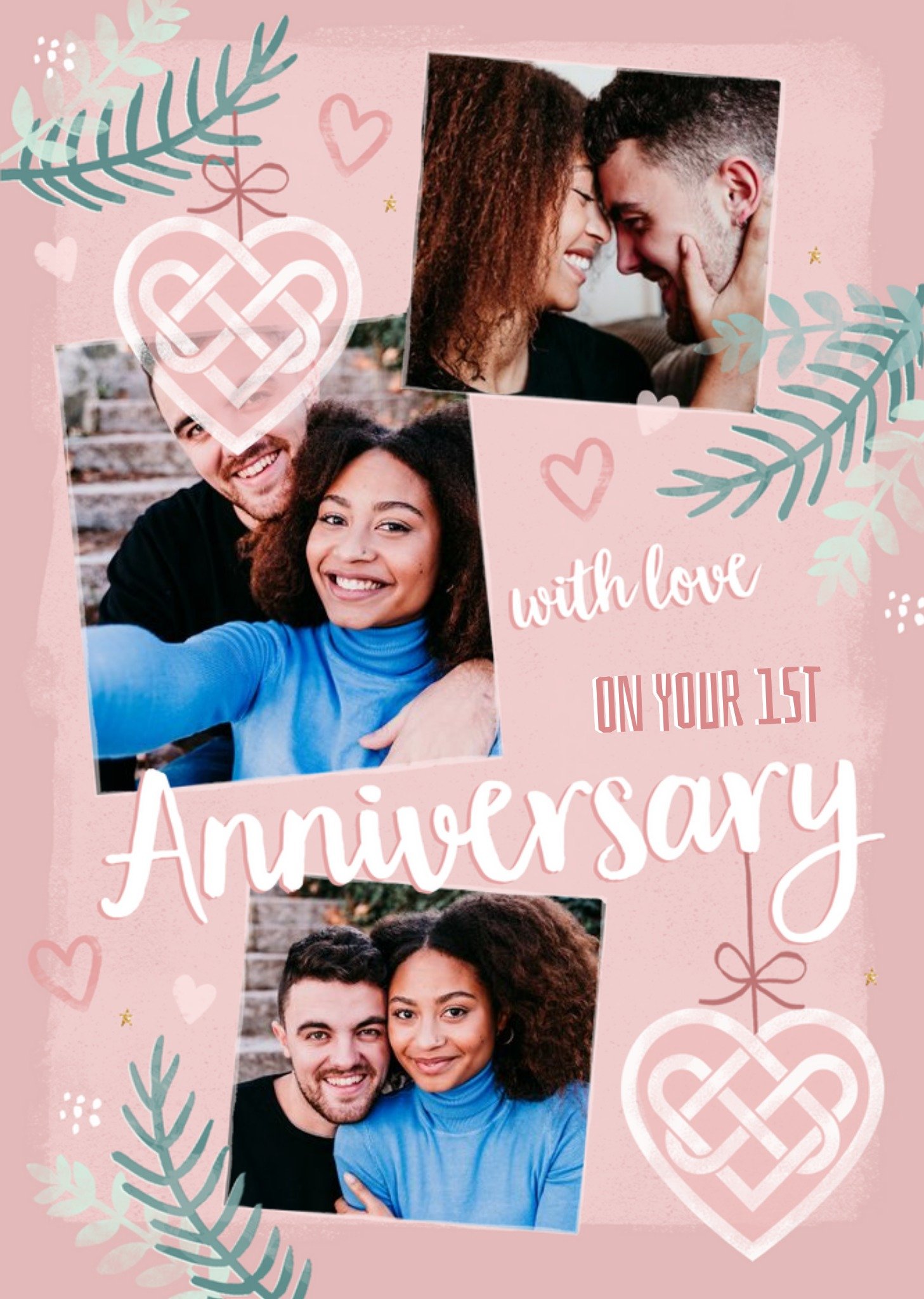 studio Sundae On Your 1st Anniversary Photo Upload Card Ecard