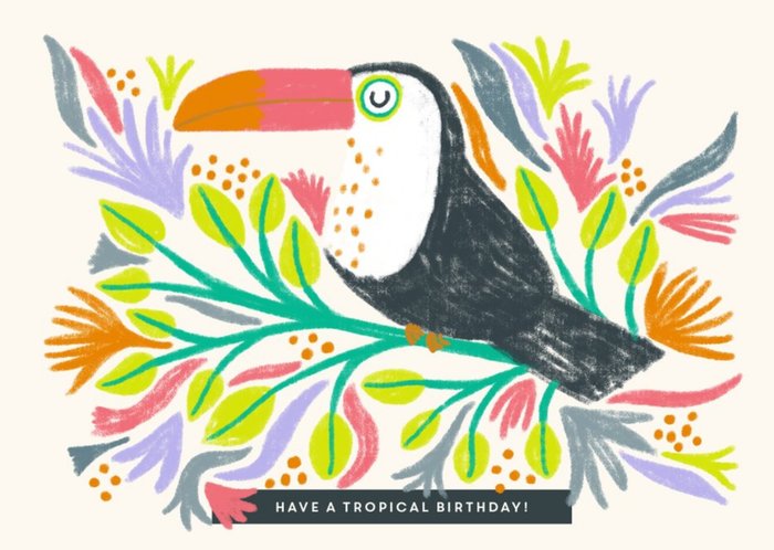 Shake It Up Have A Tropical Birthday Card