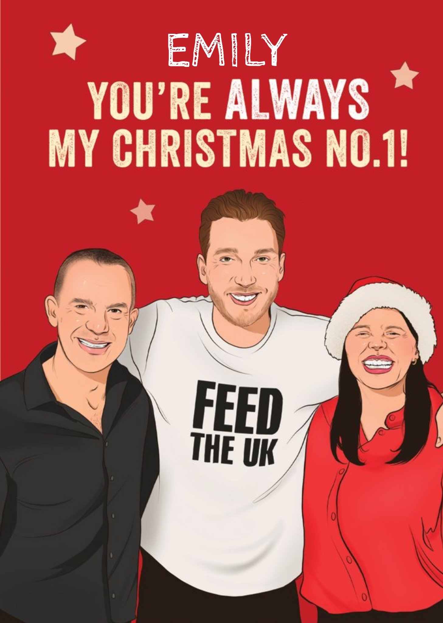 Number One Christmas Card Ecard