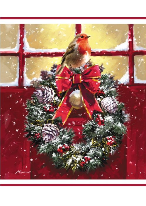 Traditional Art Christmas card