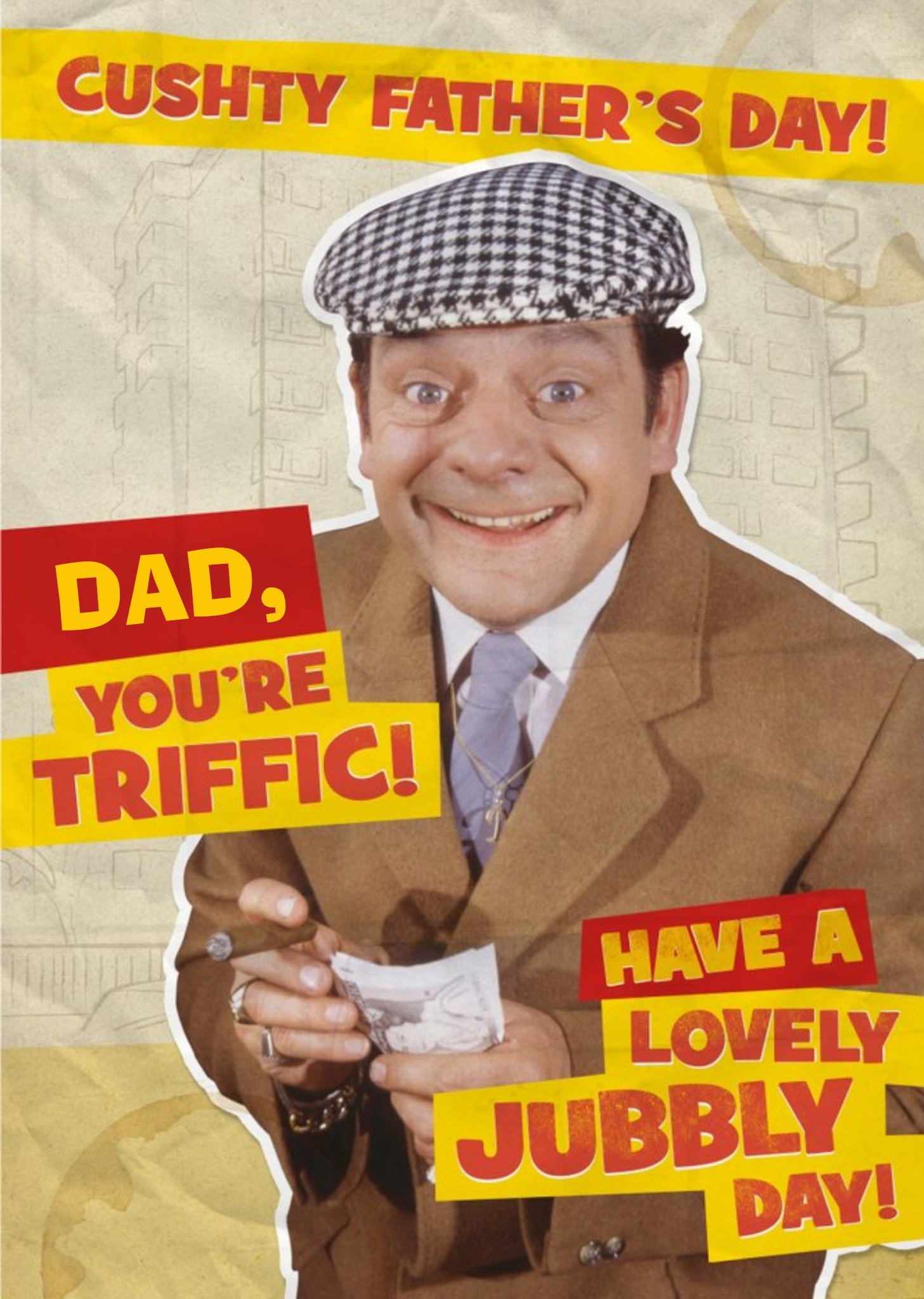 Only Fools And Horses Fools And Horses Delboy You're Triffic Personalised Happy Father's Day Card Ec