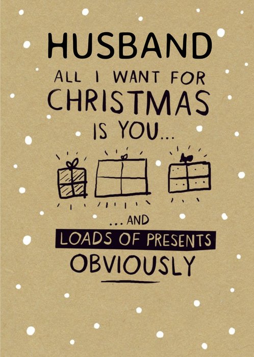 All I Wamt For Christmas Is You.. Christmas Card