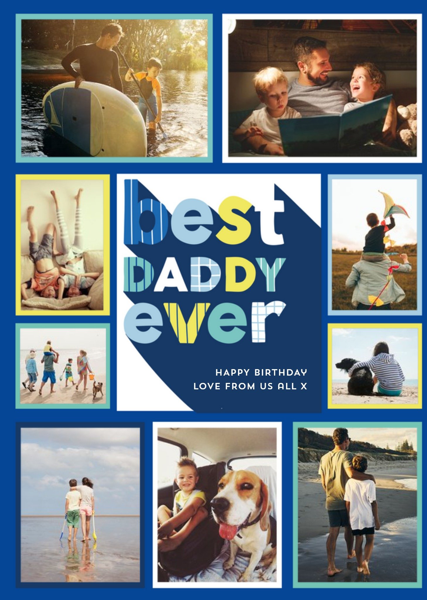 Best Daddy Ever - Photo Upload Card