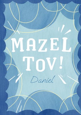 Mazel Tov Hanukkah Card