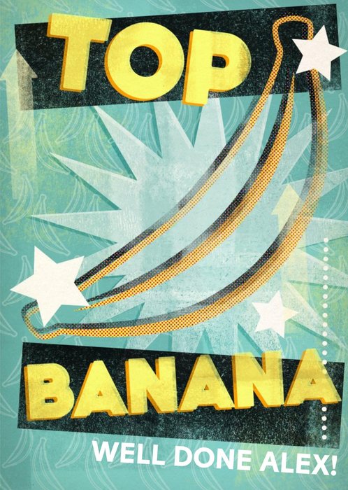 Top Banana Personalised Well Done Card