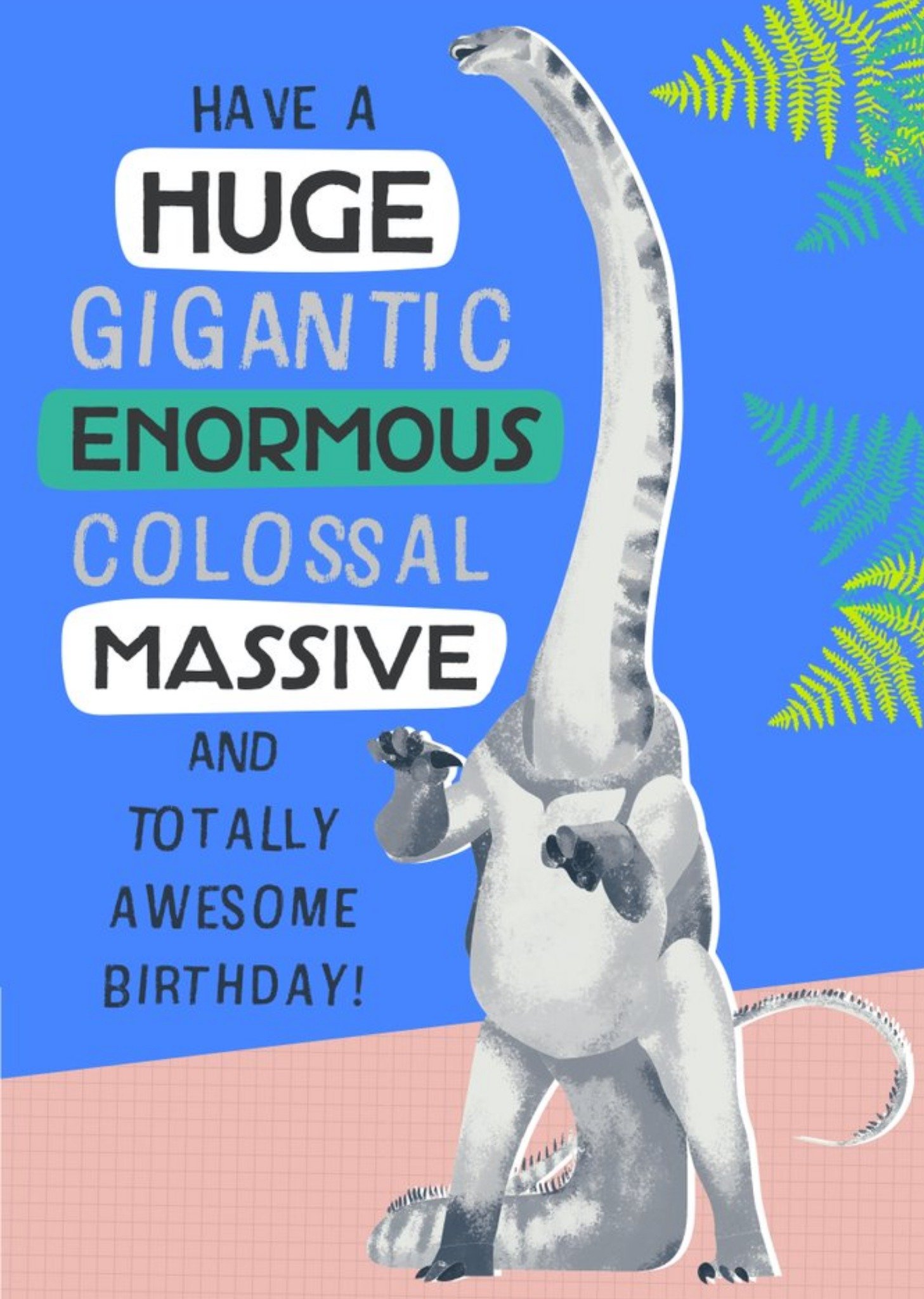 The Natural History Museum Have A Huge Gigantic Enormous Colossal Birthday Card, Large