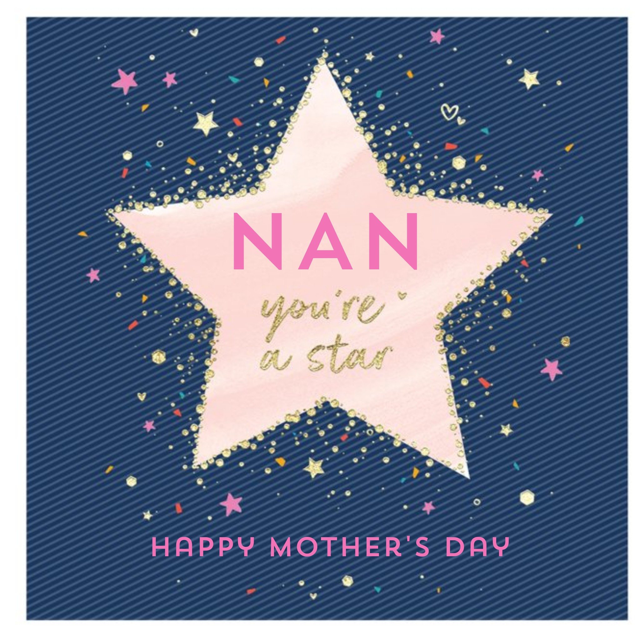 Moonpig Nan You're A Star Mother's Day Card, Large