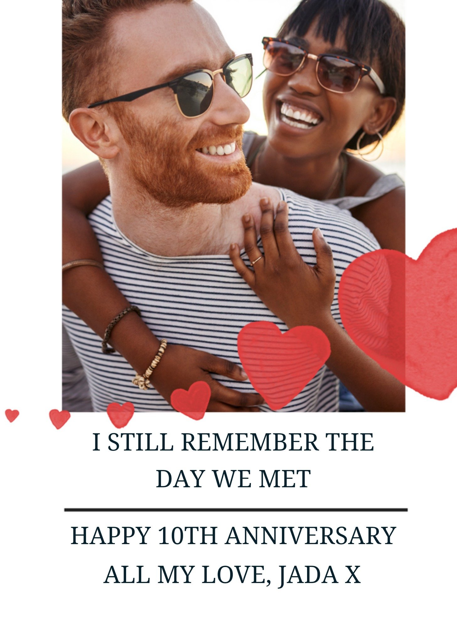 I Still Remember The Day We Met Photo Upload Anniversary Card