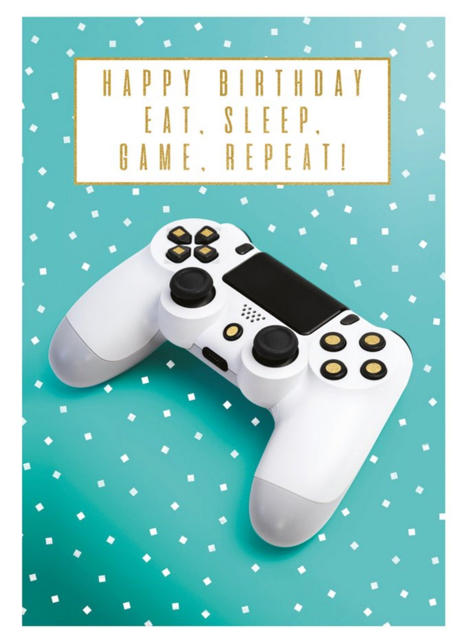 Other Happy Birthday Eat Sleep Game Repeat Card, Large