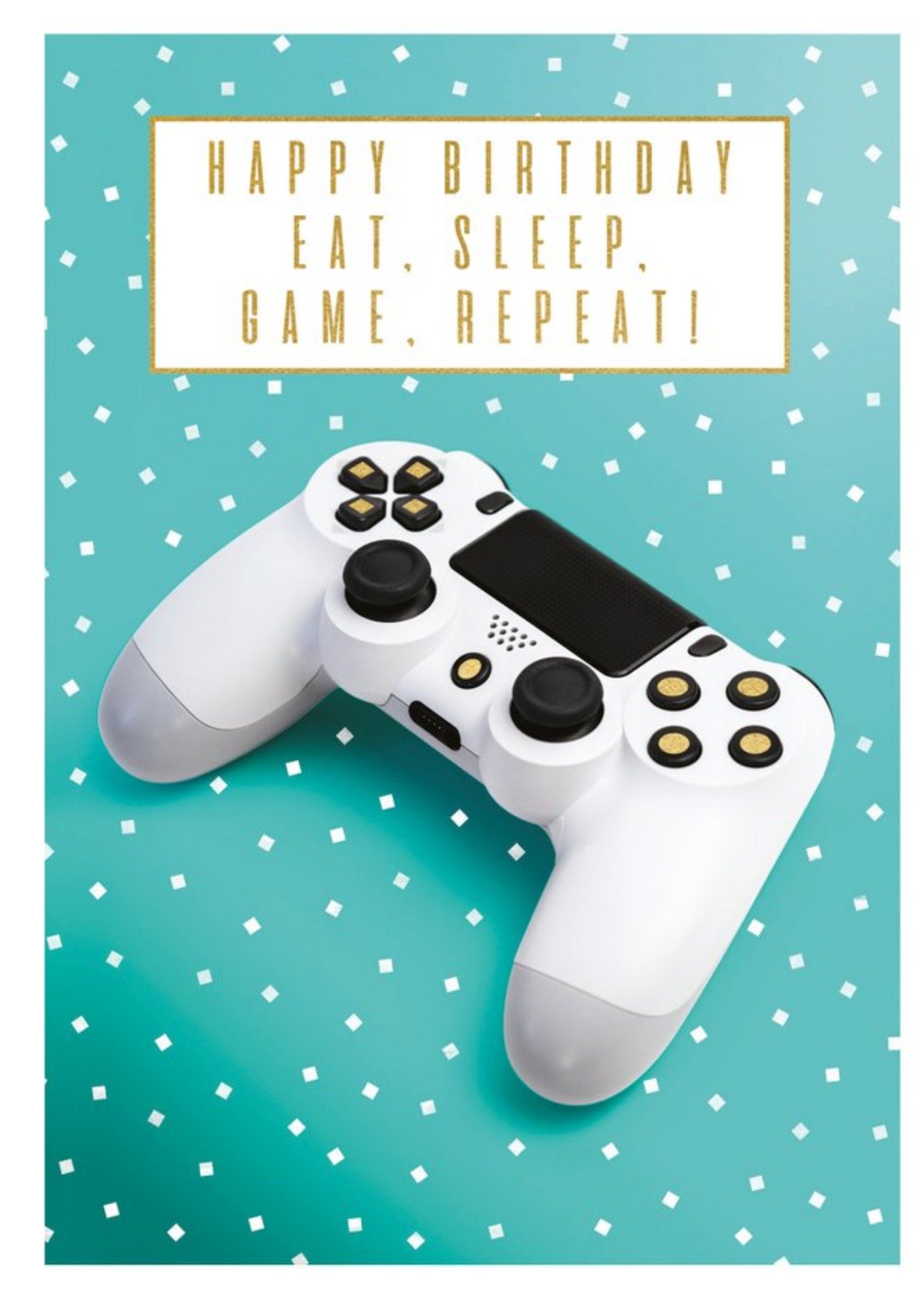 Other Happy Birthday Eat Sleep Game Repeat Card Ecard