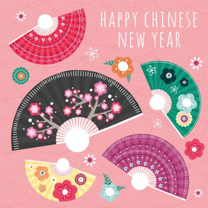 Fans 2021 Happy Chinese New Year Card