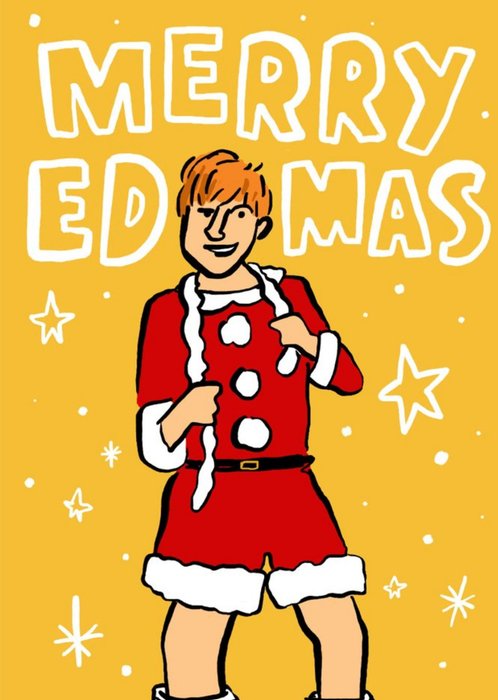 Topical Funny Merry Edmas ChristmasI Card