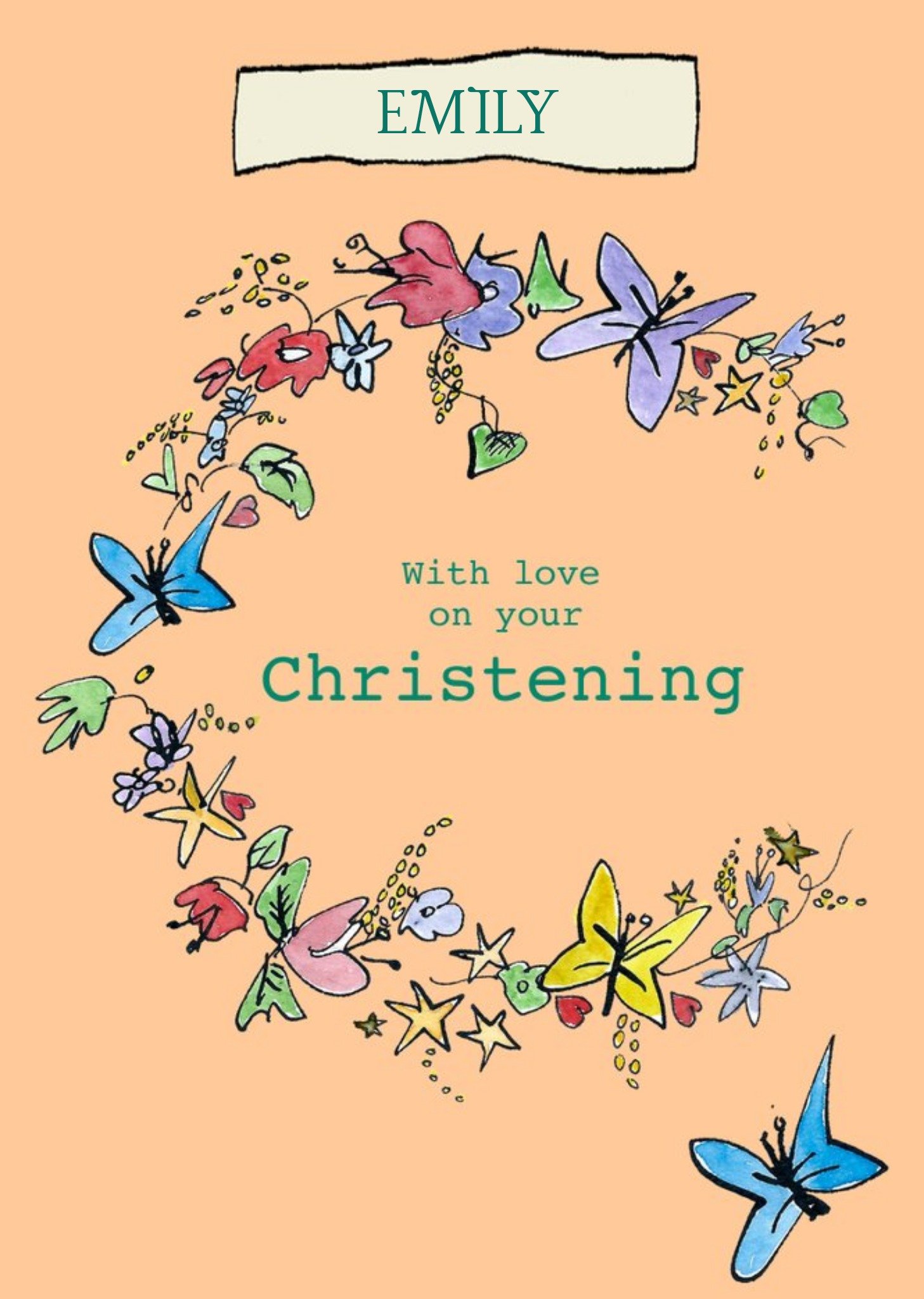 With Love On Your Christening Card Ecard