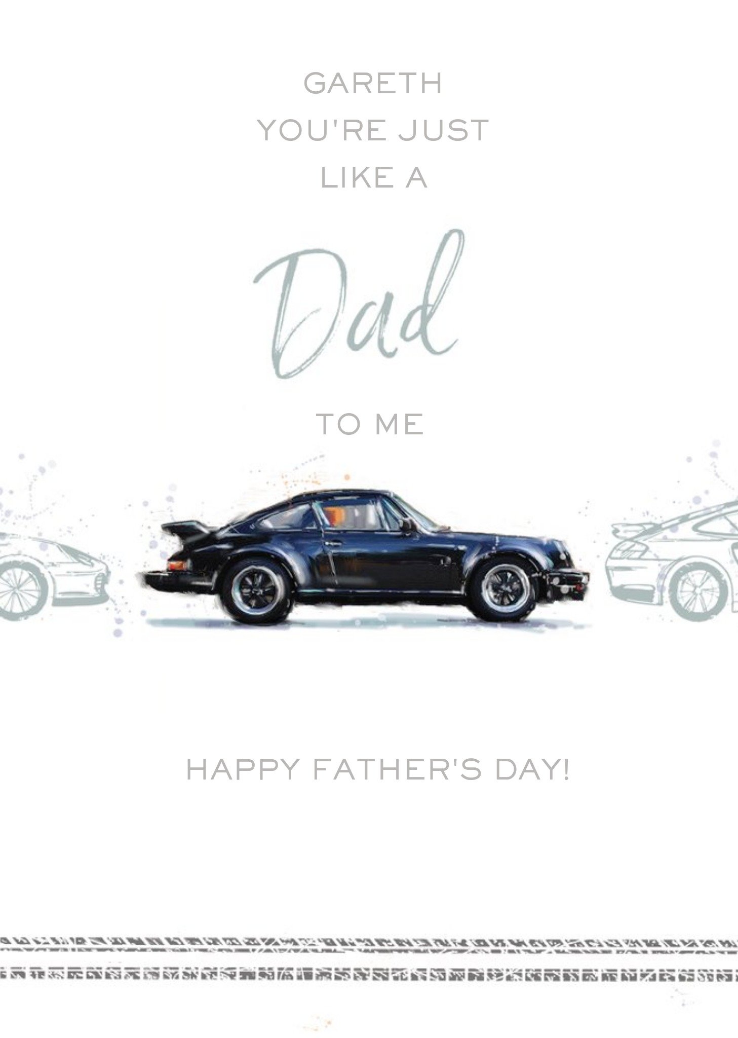 Ling Design Like A Dad To Me Father's Day Car Card Ecard