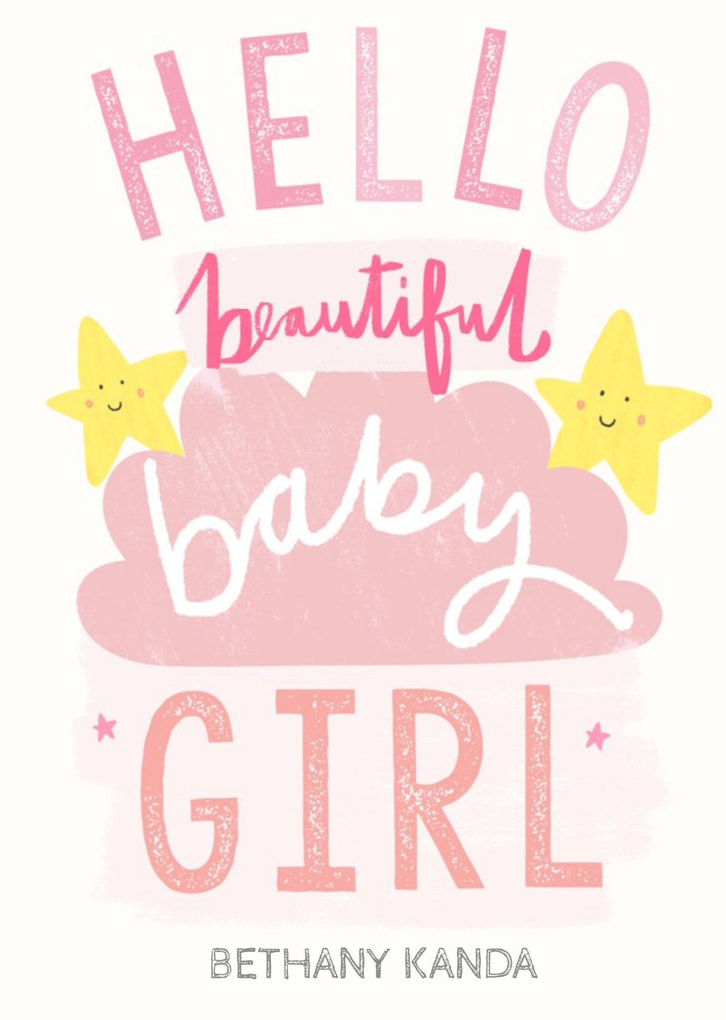 New Baby Girl Card Ecard