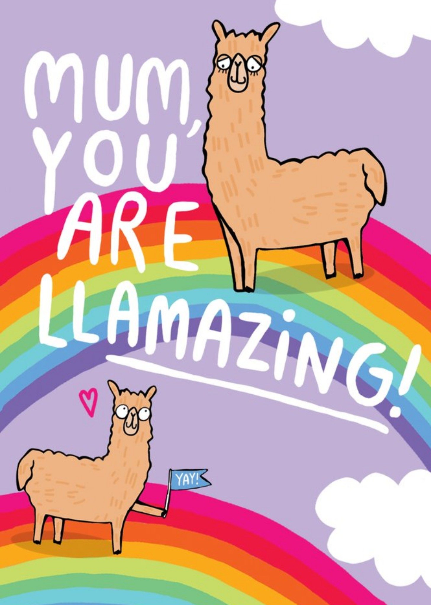 Moonpig Mum You Are Llamazing Mothers Day Card, Large
