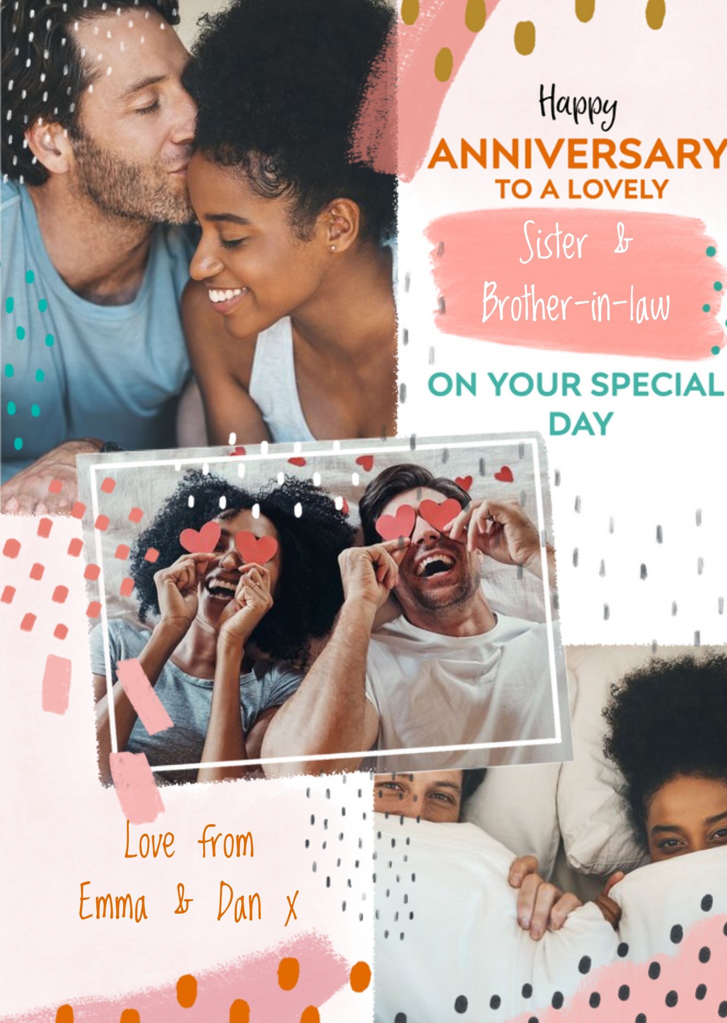 Happy Anniversary Making Marks Photo Upload Card Ecard