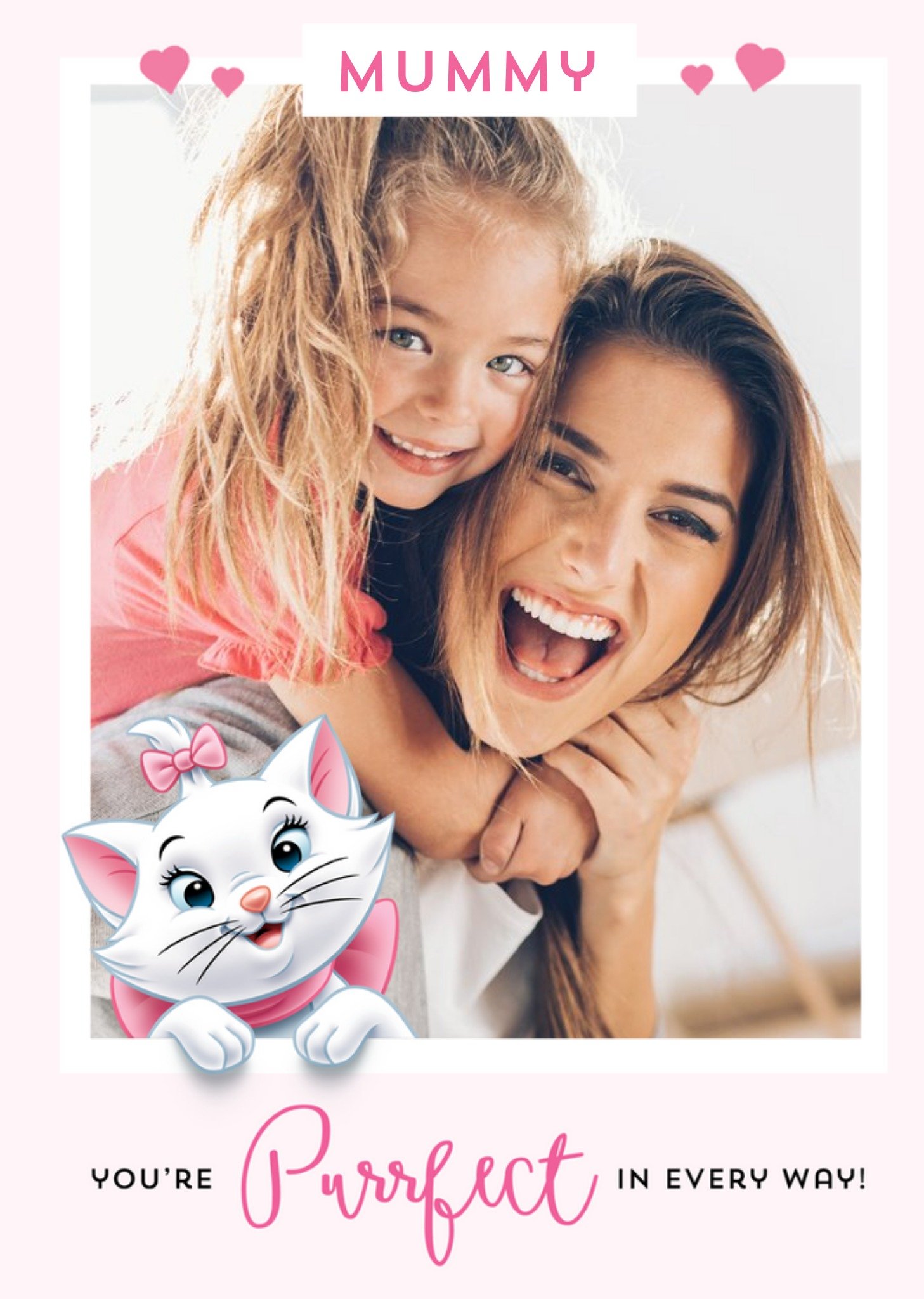 Disney The Aristocats You're Purrfect Mummy Mother's Day Photo Card Ecard