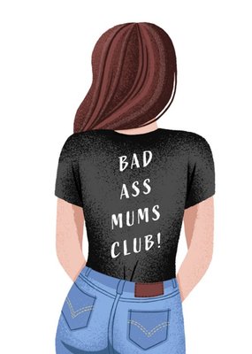 Folio Badass Mums Club Mothers day Card
