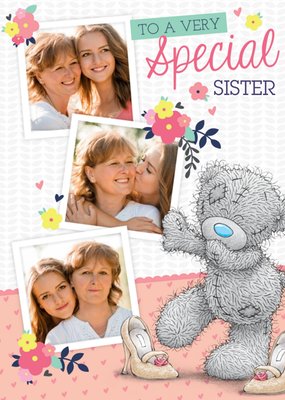 Birthday Card - Tatty Teddy Photo Upload Card - To A Very Special Sister