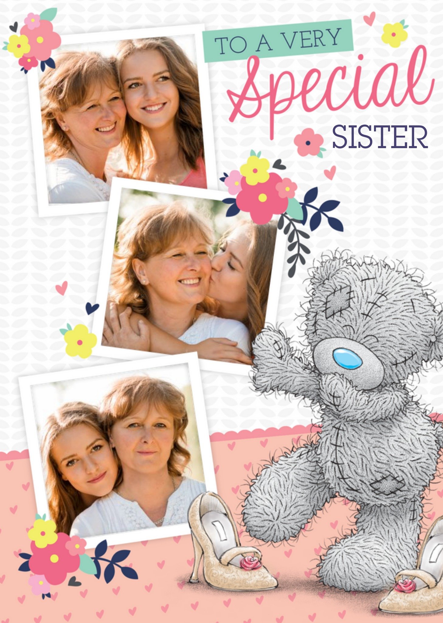 Me To You Birthday Card - Tatty Teddy Photo Upload Card - To A Very Special Sister Ecard