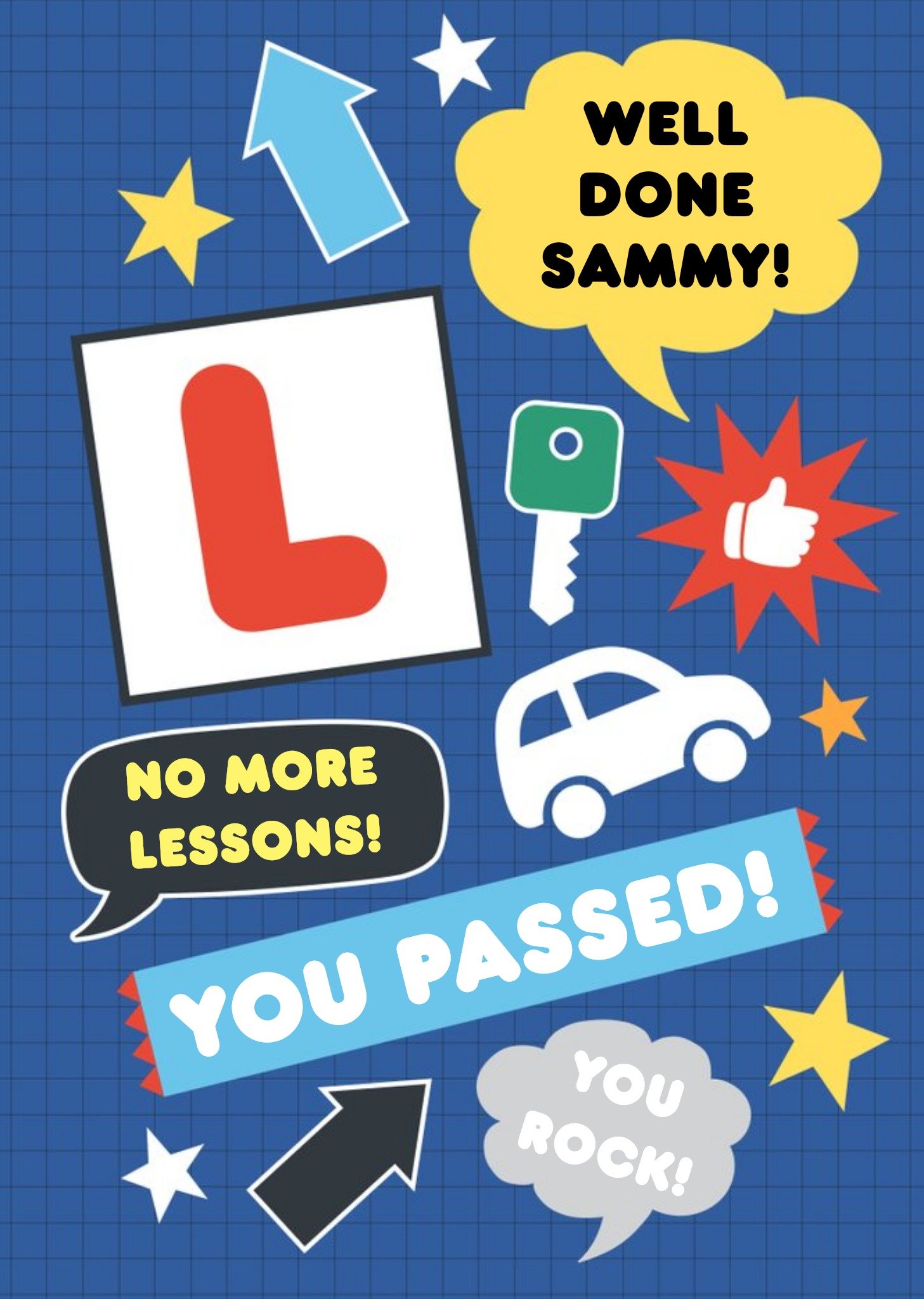 Other Shout Out Personalised Passed Driving Test Card Ecard