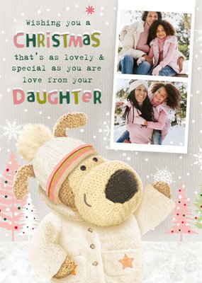 Boofle Mum Sentimental Verse Photo Upload Christmas Card