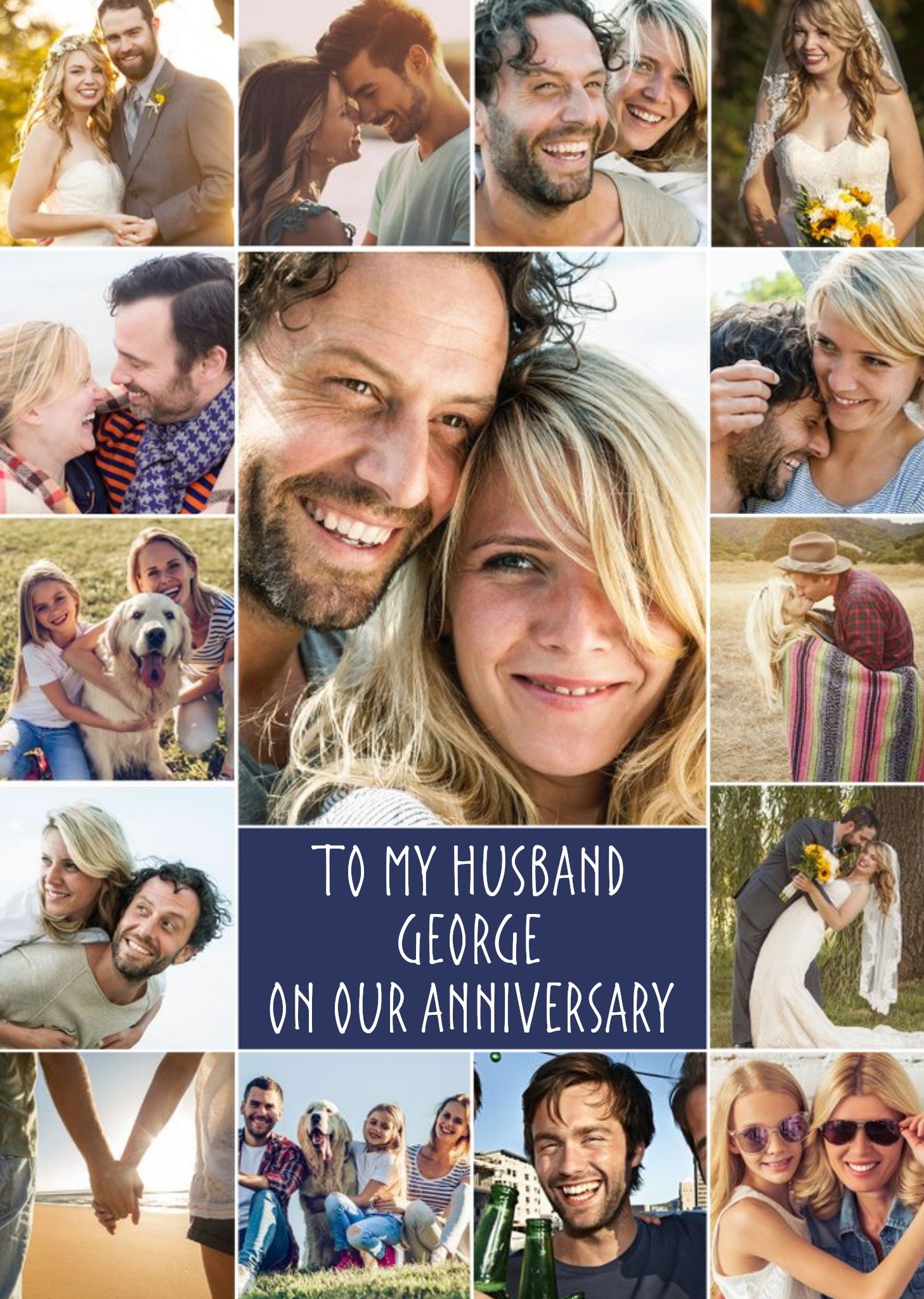 Happy Anniversary Photo Upload Card To My Husband Ecard