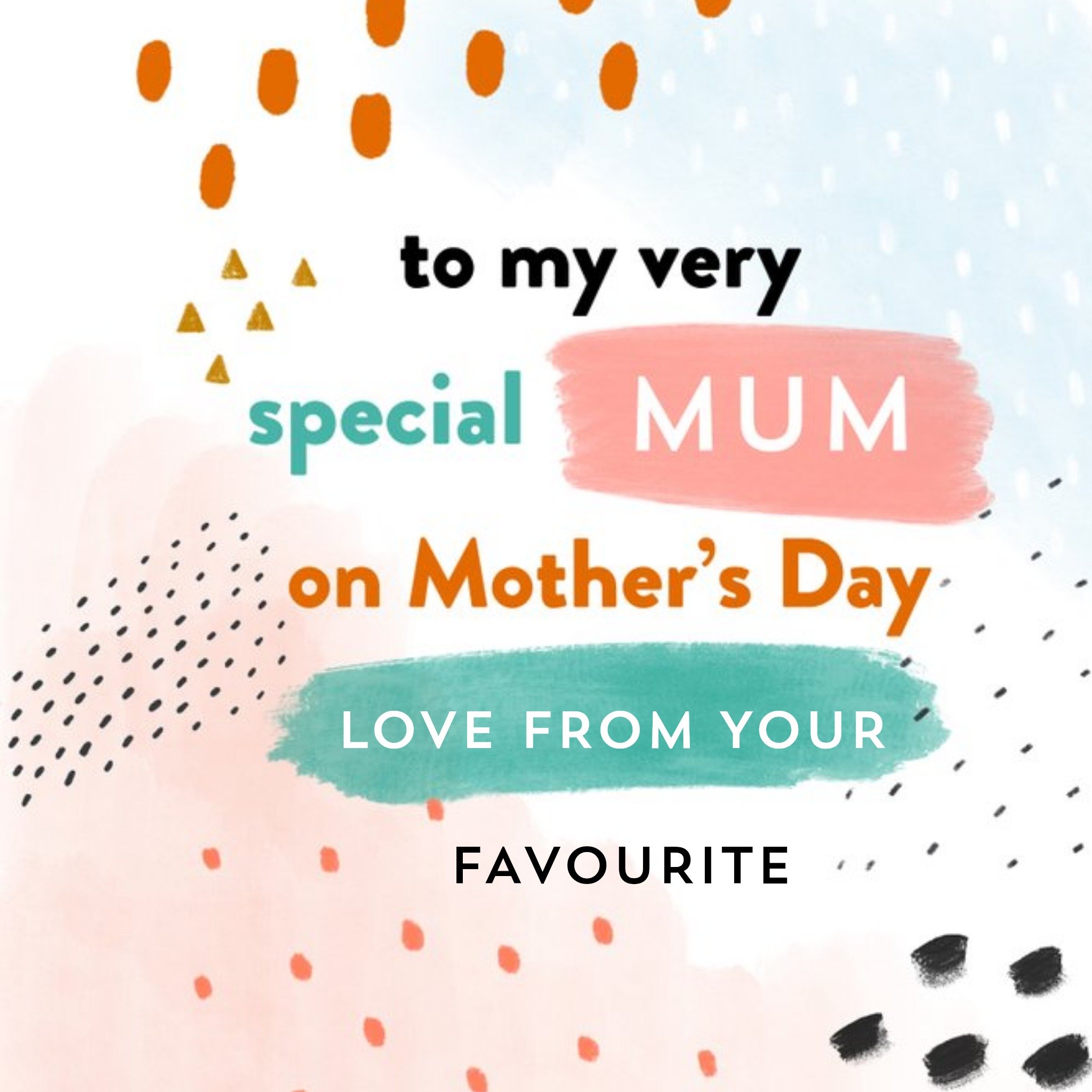 Colourful Patterns From Your Favourite Mother's Day Card, Square