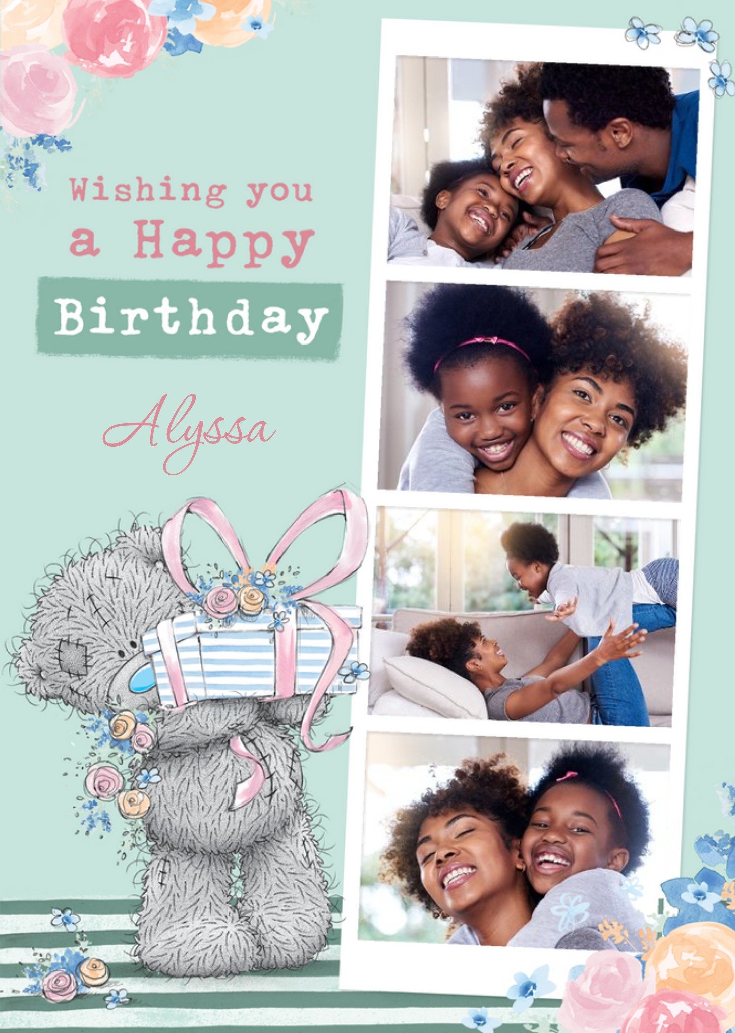 Me To You Tatty Teddy Wishing You A Happy Birthday Photo Upload Birthday Card Ecard