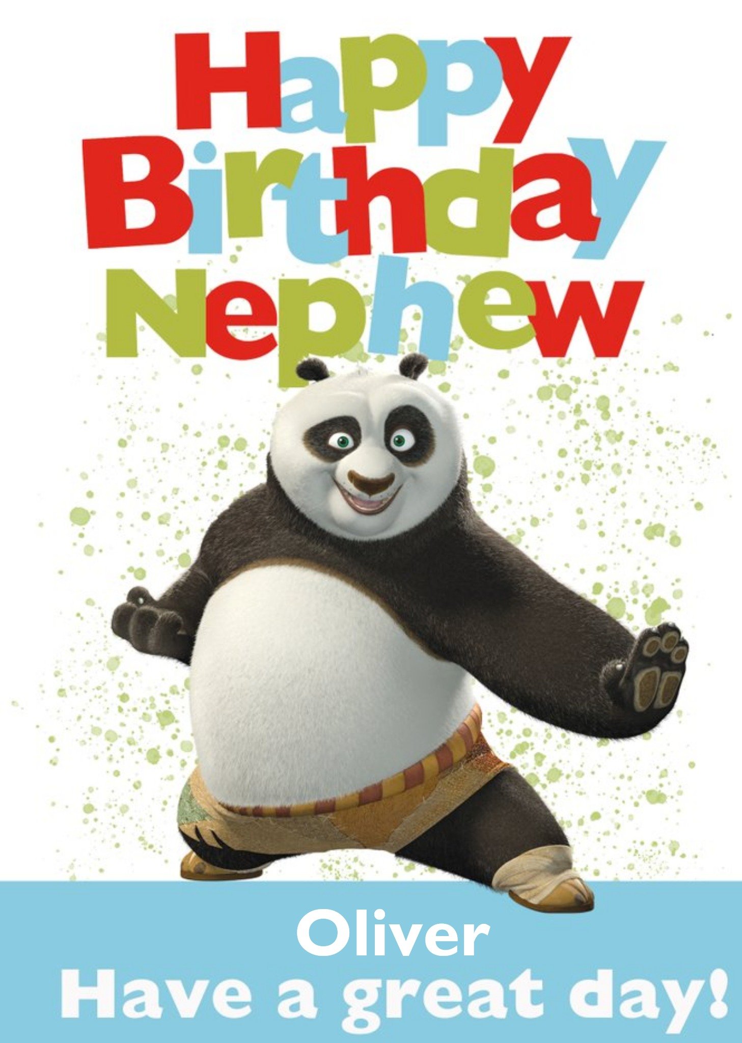 Kung Fu Panda Nephew Birthday Card Ecard