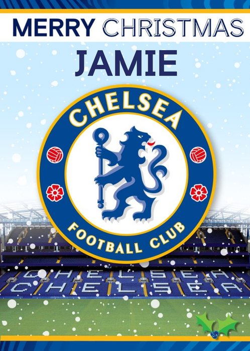 Chelsea FC Football Club Christmas Card