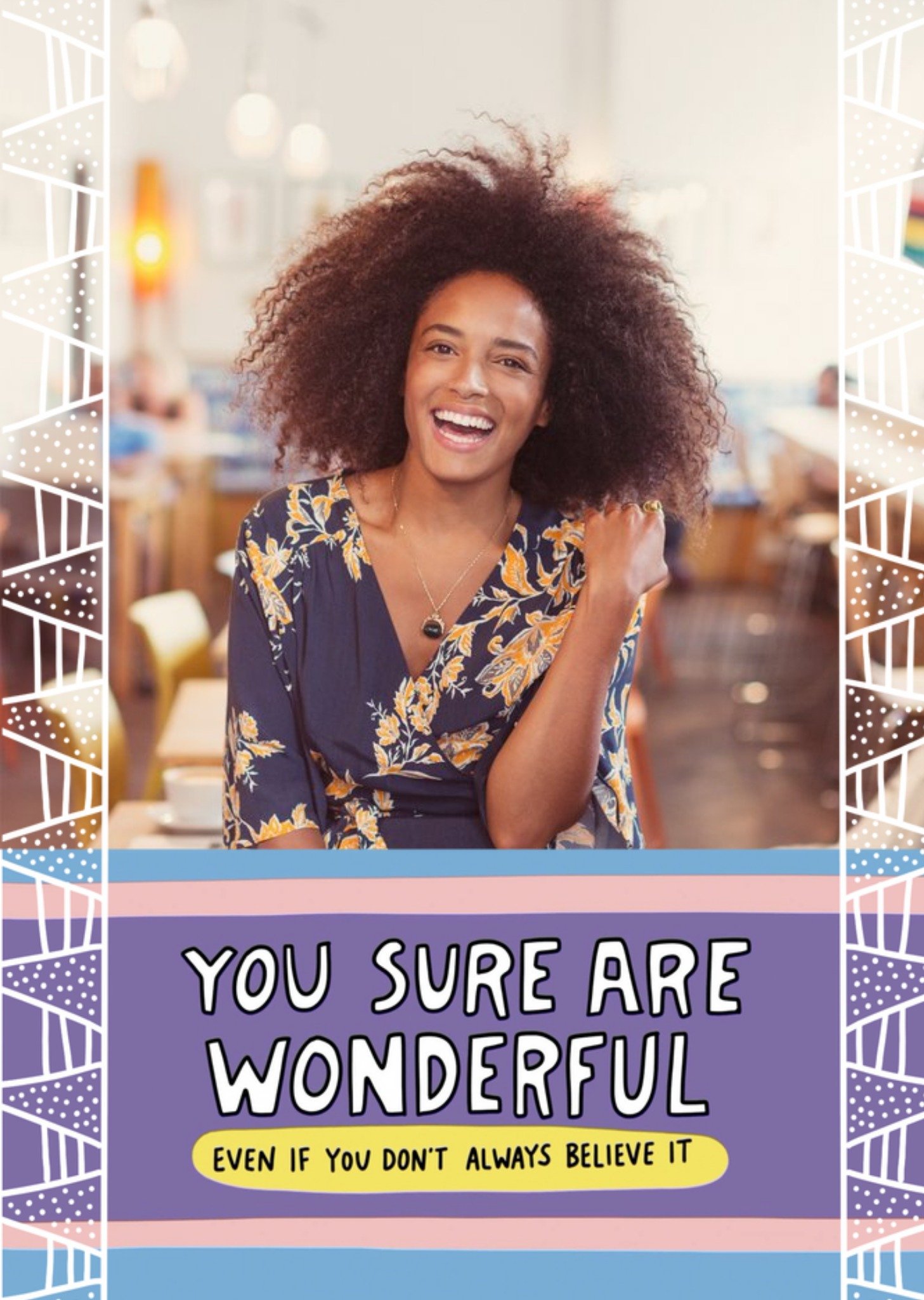 Angela Chick You Are Wonderful Photo Upload Birthday Card Ecard