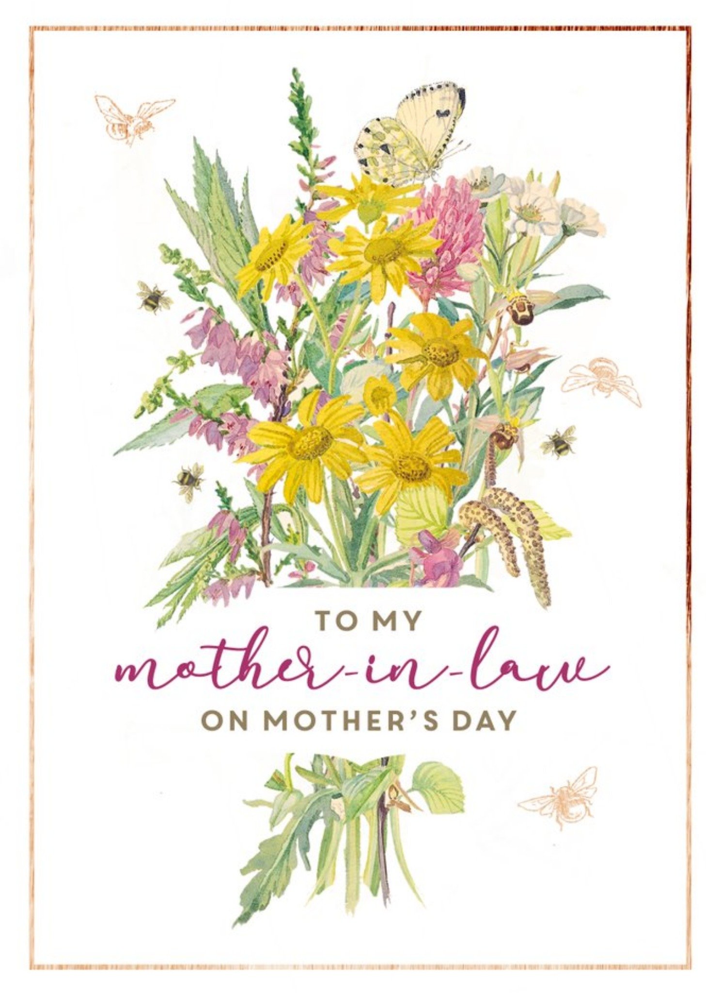 Edwardian Lady To My Mother In Law Mother's Day Card Ecard